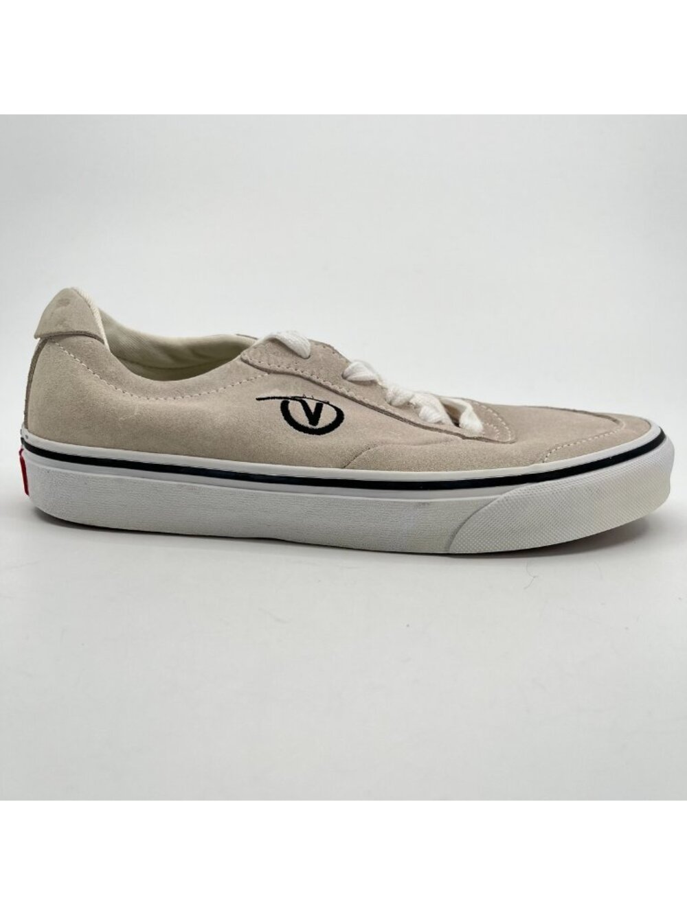 Vans Sport Vulc Womens Size 7.5 Beige White Athletic Skateboard Shoes Sneakers